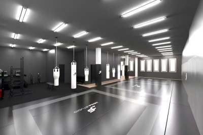 صالة ألعاب رياضية للملاكمة مايكل ديجا من K1 Champion - تصميم شامل بمساحة 200 متر مربع