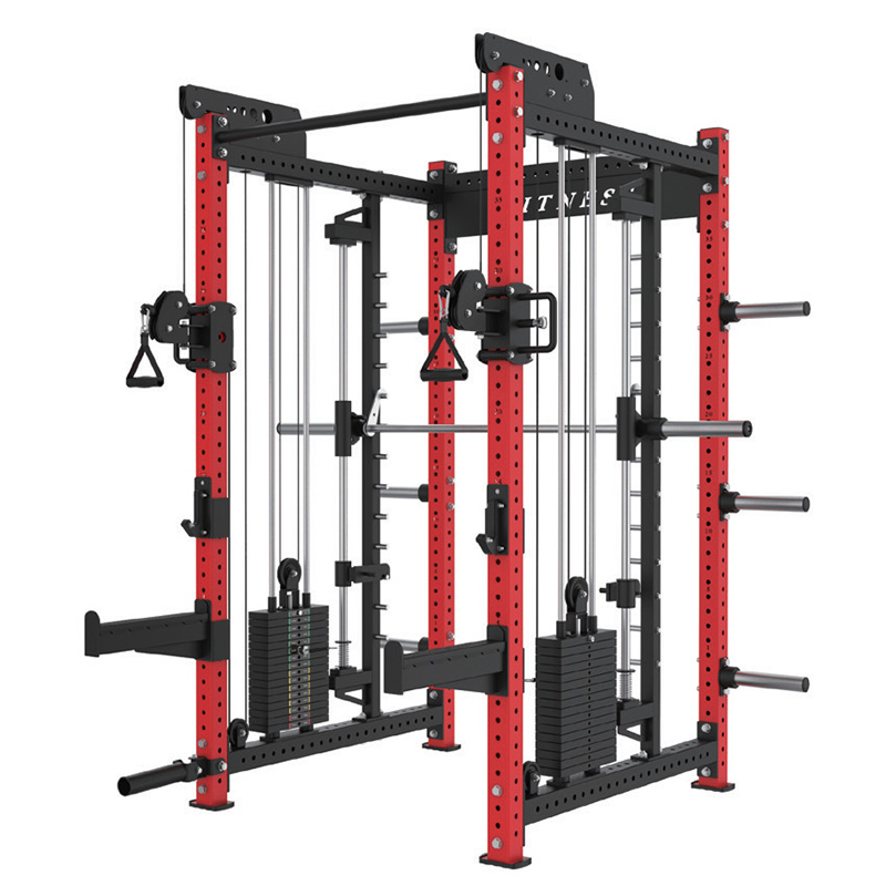 Squat Rack And Bench With Weights All in One Squat Rack