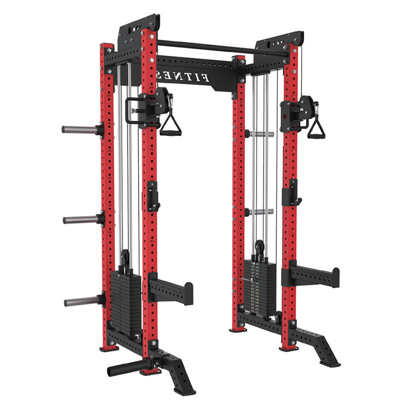 Commercial Hack Squat Counterbalance Power Cage Gym Functional Trainer