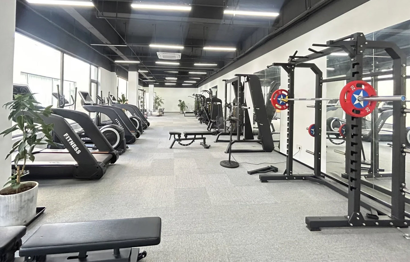 Cyprus 300㎡ Minimalist Industrial-Style Gym